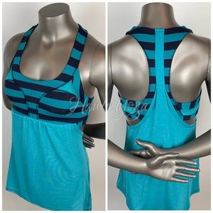 Lululemon | Micro Macro Stripe Surge 2-In-Run Tank